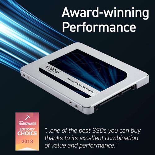Crucial SSD MX500 Editor Choice