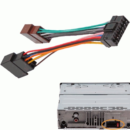16-Pin ISO Wiring Harness Adaptor for SONY BT3900u GT90BT BT4100U BT3100U