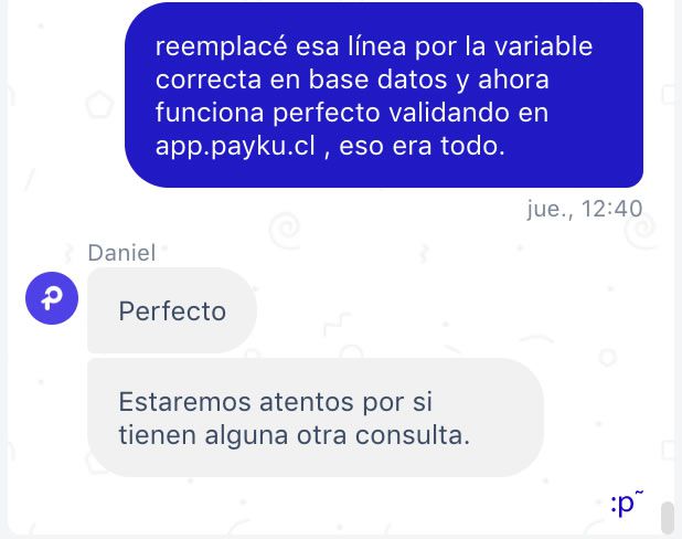 Payku atento a otra consulta